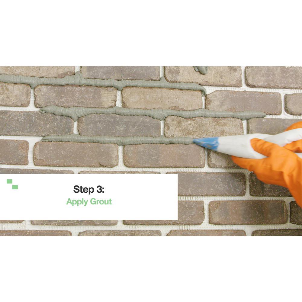Brickwebb Rushmore Thin Brick Sheets - Corners (Box of 3 Sheets) 21 in x 15 in (5.3 linear ft.) - Super Arbor