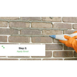 Brickwebb Rushmore Thin Brick Sheets - Corners (Box of 3 Sheets) 21 in x 15 in (5.3 linear ft.) - Super Arbor