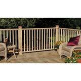 2 in. x 2 in. x 36 in. Wood Pressure-Treated Square End Baluster (16-Pack) - Super Arbor