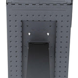 Mailsafe Large, Plastic, Locking, Post Mount Mailbox, Black - Super Arbor