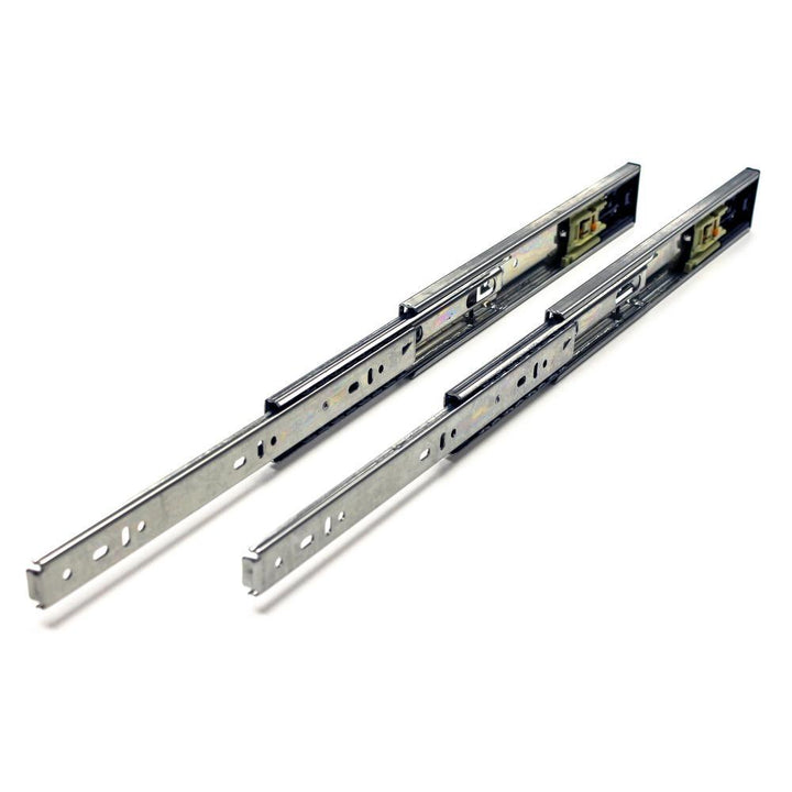 12 in. Push to Open Side Mount Full Extension Ball Bearing Drawer Slide with Installation Screws (1-Pair) - Super Arbor