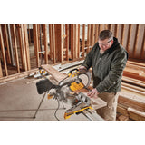 15 Amp Corded 12 in. Compound Single Bevel Miter Saw - Super Arbor