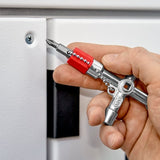 KNIPEX Control Cabinet Key, 4-Way with Reversible PH2/Slotted Bit, 00 11 03
