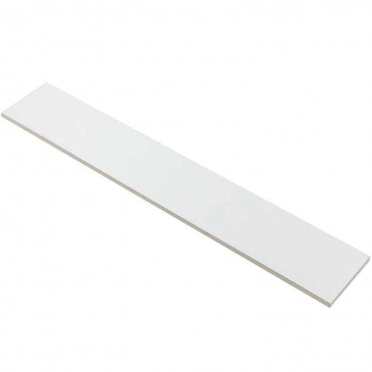 Bond Tile Sheffield White 4 in. x 24 in. Polished Ceramic Wall Tile (8 Pieces 5.16 Sq. Ft. / Box)