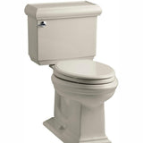 Memoirs Classic 2-Piece 1.28 GPF Single Flush Elongated Toilet with AquaPiston Flush Technology in Biscuit - Super Arbor