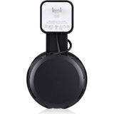 AC Outlet Wall Mount Compatible with Echo Dot (3rd Gen) - Flexible Mounting for Your Alexa Smart Speaker (2-Pack, Black) - Super Arbor