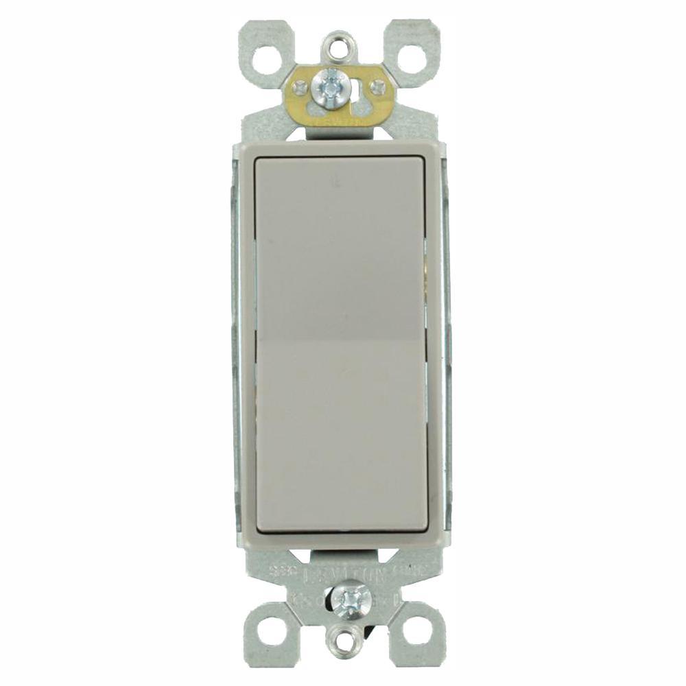 Decora 15 Amp 3-Way Switch, Black - Super Arbor