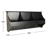 Safavieh Darcey Hanging Storage Wall Rack (Black)
