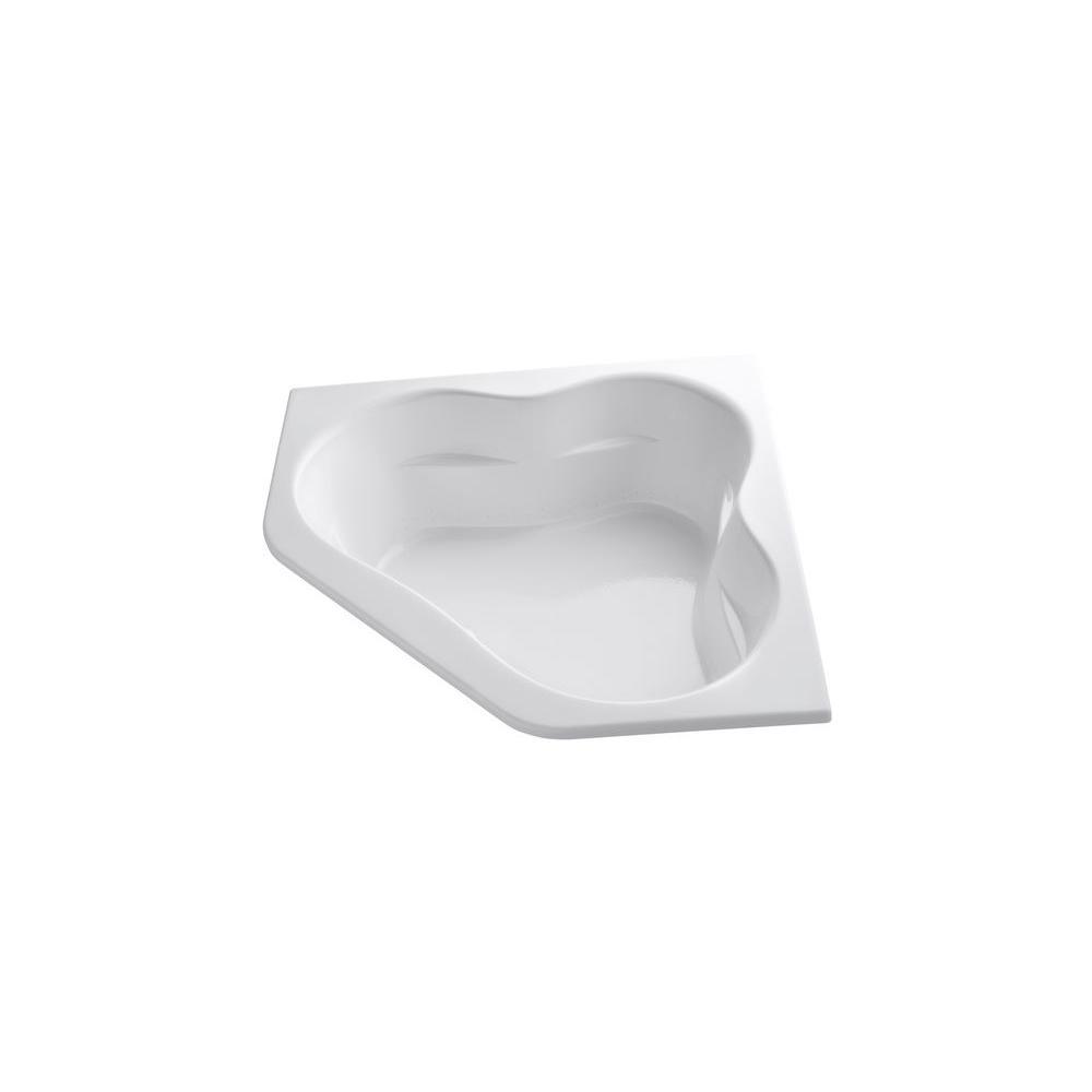 Tercet 5 ft. Acrylic Oval Drop-in Whirlpool in White - Super Arbor