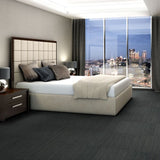 Shaw In The Groove 24-in x 24-in Hit It Big Level Loop Full Spread Adhesive Carpet Tile (48-sq ft)