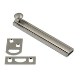 4 in. Solid Matte Black Brass Surface Bolt - Super Arbor
