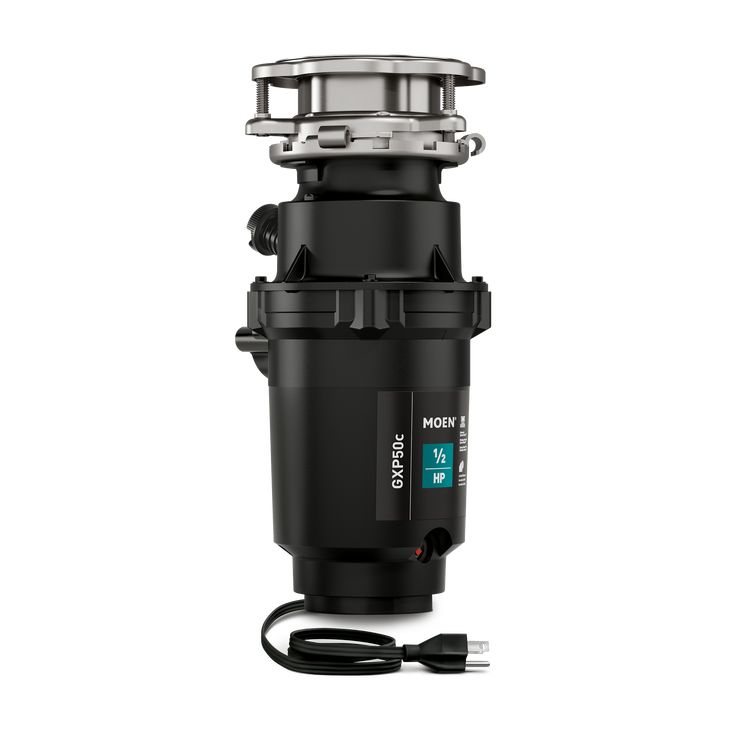 MOEN Prep Series 1/2 HP Continuous Feed Garbage Disposal with Sound Reduction and Universal Mount