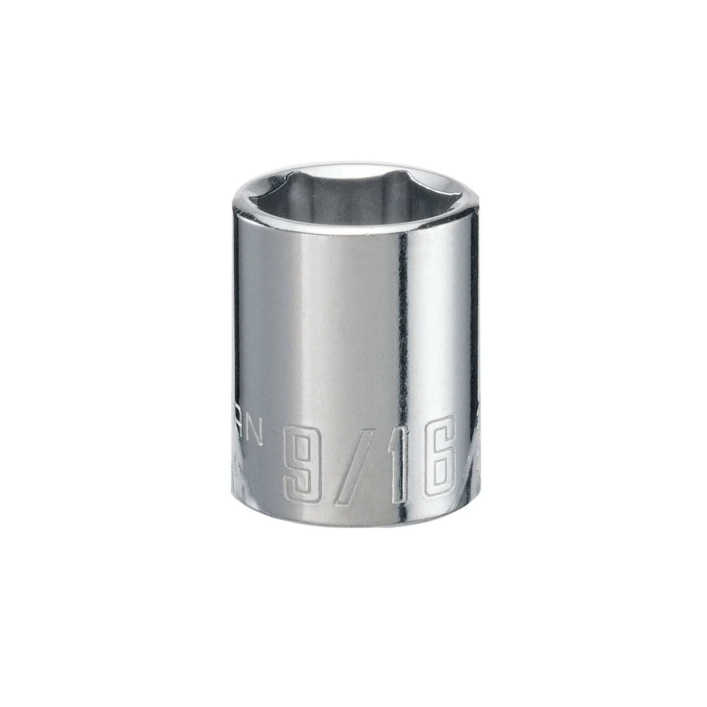 Craftsman 9/16 in. SAE 6 Point Shallow Socket - Polished Chrome