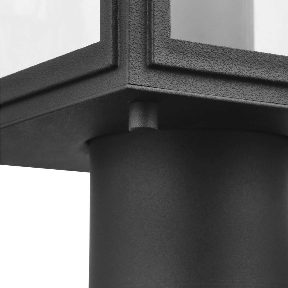 Grandbury Line Voltage 1-Light Black 4 in. x 4 in. Deck Post Light Post Lantern - Super Arbor