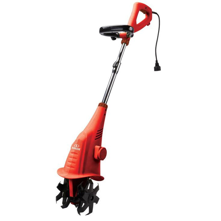 Sun Joe 6.3 in. 2.5 Amp Electric Cultivator, Red