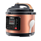 6 Qt. Copper Electric Pressure Cooker with Non-Stick Interior