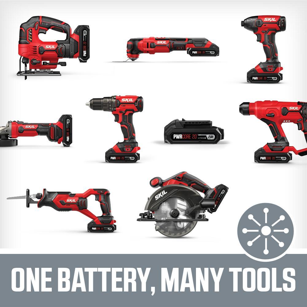 PWRCORE 20-Volt Lithium-Ion Cordless Compact Reciprocating Saw Kit - Super Arbor