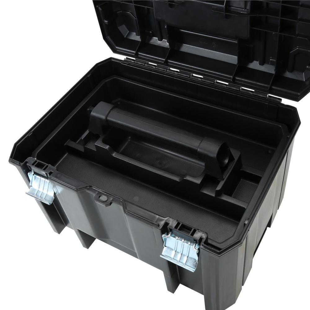 TSTAK VI 17 in. Stackable Deep Tool Storage Box - Super Arbor