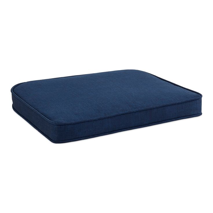 Style Selections Valleydale Texture Blue Seat Pad