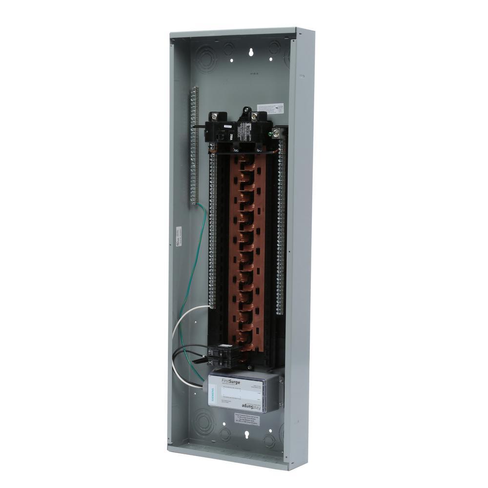PL Series 200 Amp 40-Space 60-Circuit Main Breaker Load Center with 140kA FirstSurge Device Installed - Super Arbor