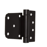 Everbilt 3-1/2 in. Black Spring Gate Tee Hinge