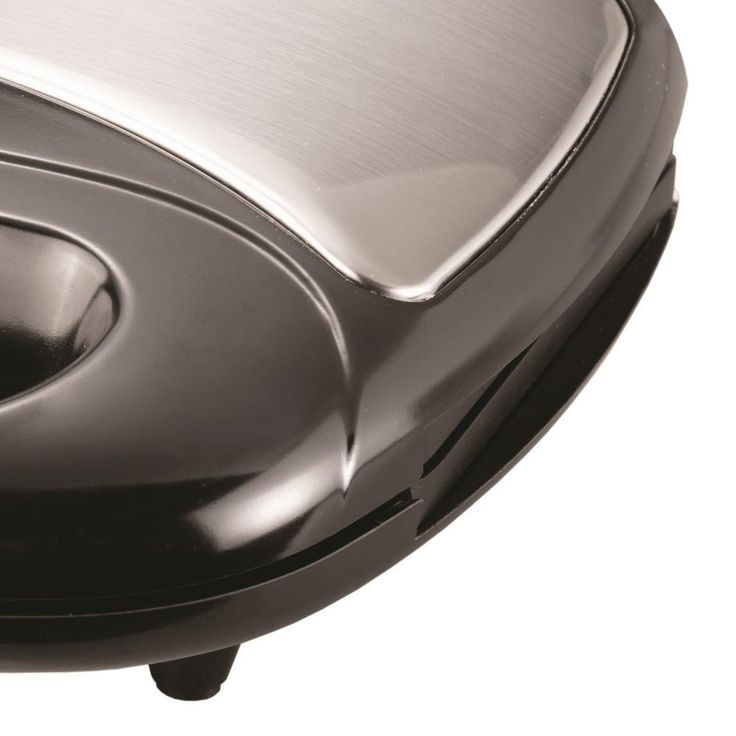 750 W Dual Black Nonstick Waffle Maker