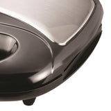 750 W Dual Black Nonstick Waffle Maker