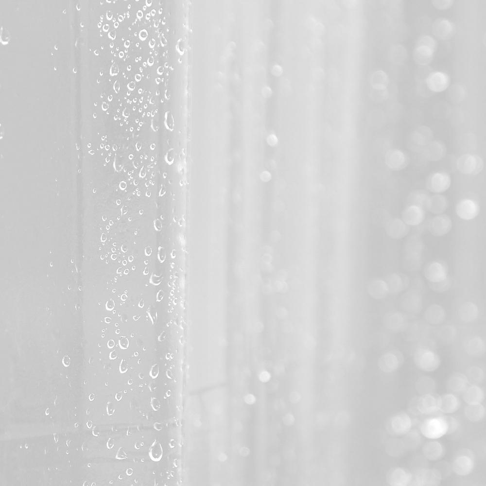 PEVA 72 in. x 72 in. Clear Shower Curtain Liner - Super Arbor