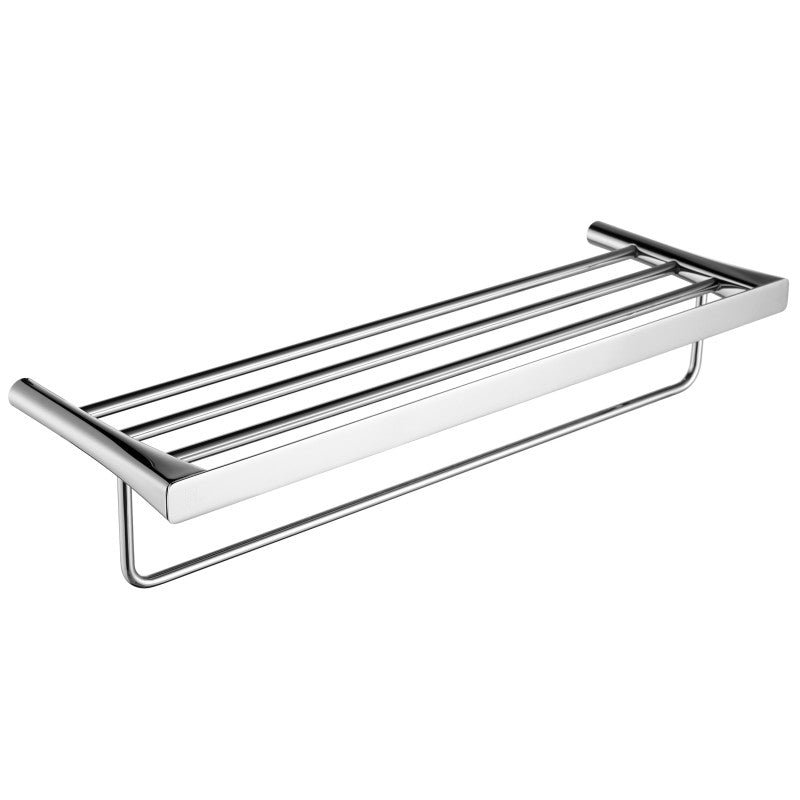 ANZZI Caster 3 Series 20 in. Double Towel Bar in Brushed Nickel