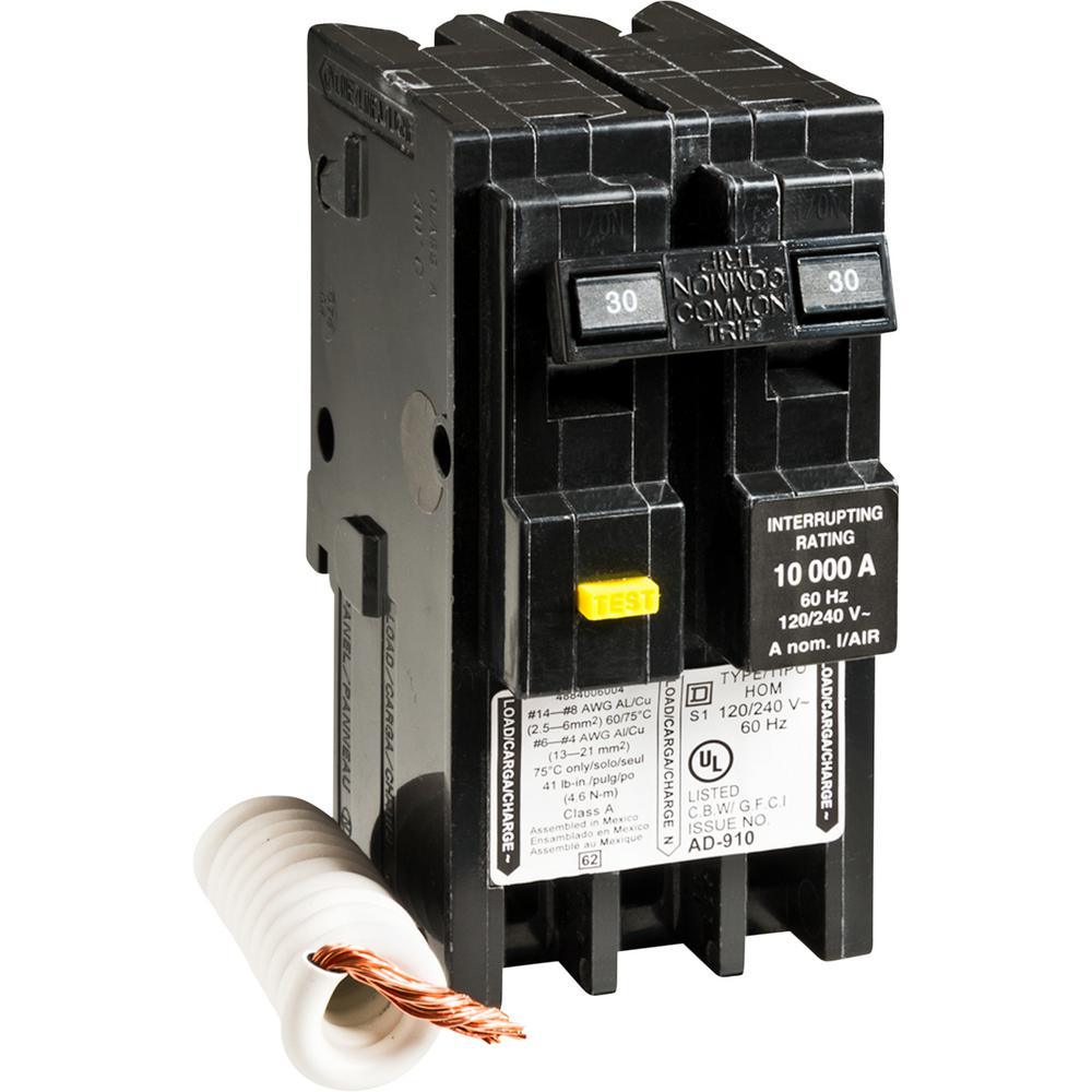 Homeline 50 Amp 2-Pole Circuit Breaker