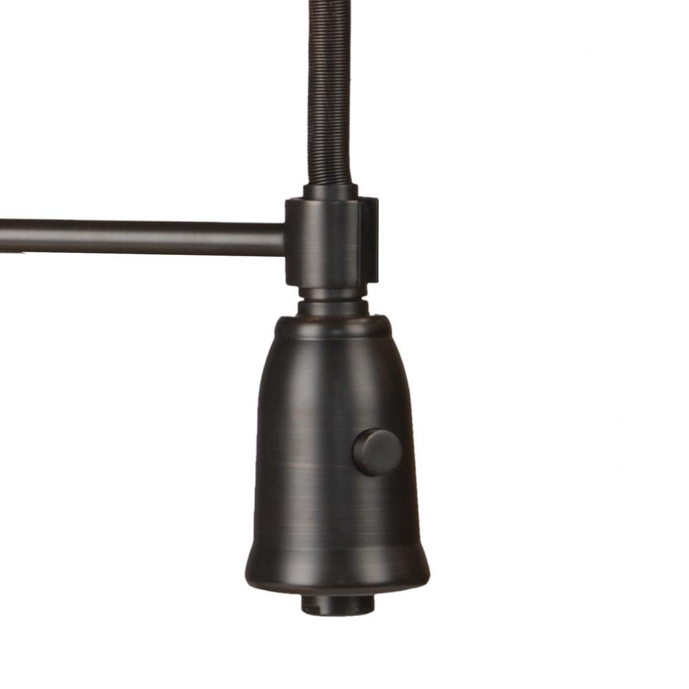 All-in-One Copper 42 in. Triple Bowl Kitchen Farmhouse Apron Front Sink with Spring Faucet in Oil Rubbed Bronze - Super Arbor