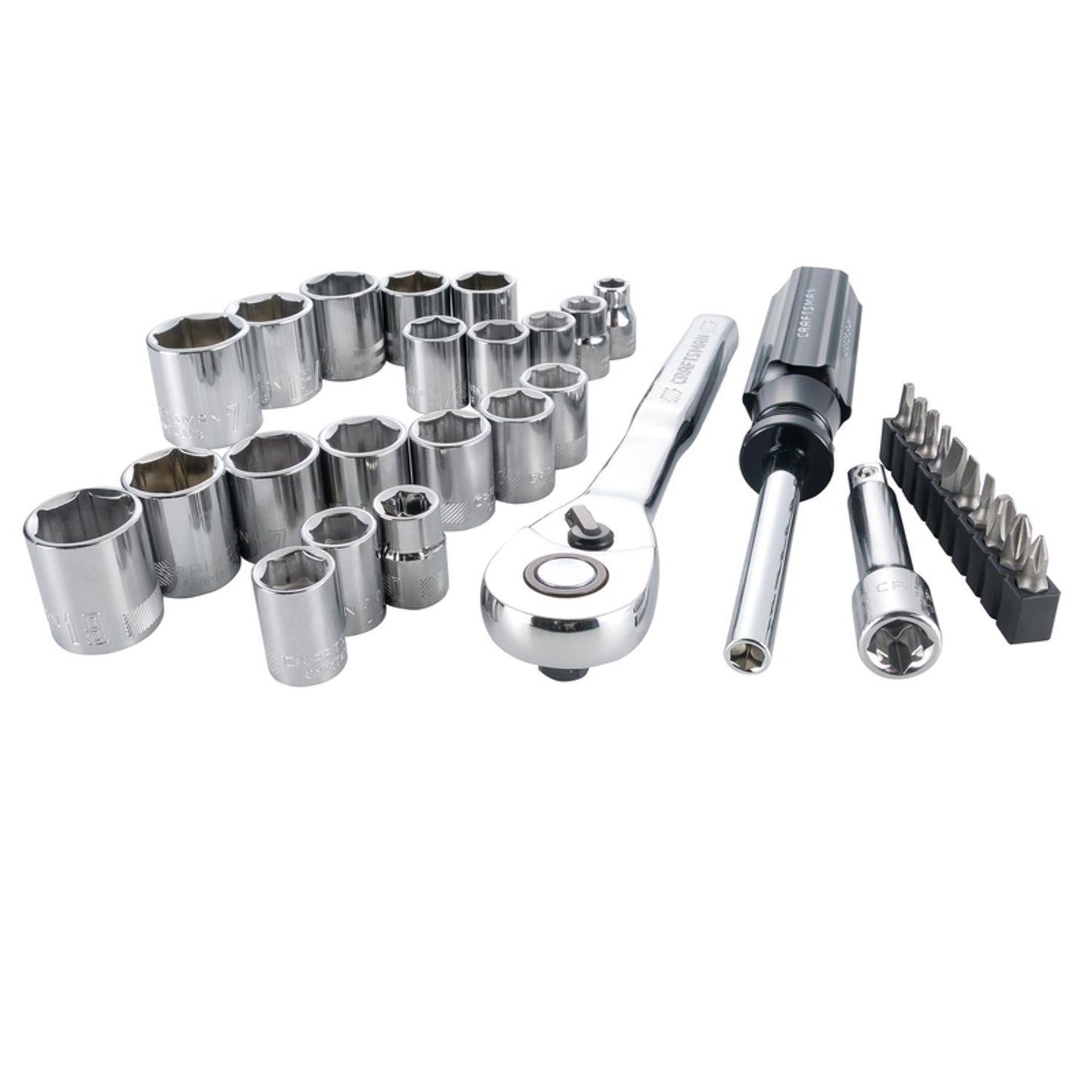Craftsman 33-Piece 3/8" Drive Metric and SAE Tool Set