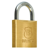 Brink's 30mm Keyed Solid Brass Padlock