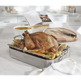 Branded Hard Wooden Turkey Cutting Board with Wedge