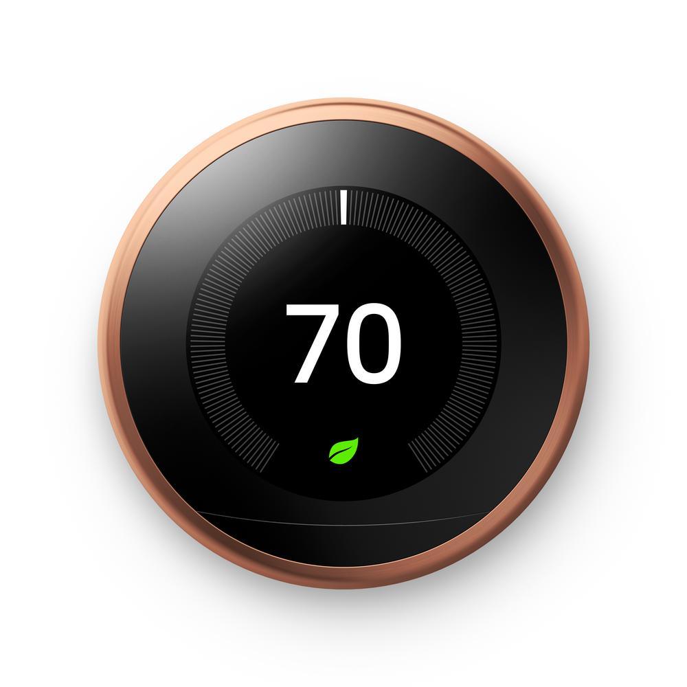 Nest Learning Thermostat 3rd Gen in Stainless Steel (2-Pack) - Super Arbor