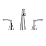 Delta Sandover Chrome 2-handle Widespread WaterSense Bathroom Sink Faucet with Drain