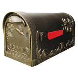 Hummingbird Copper Post Mount Mailbox - Super Arbor