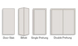 ReliaBilt 32-in x 80-in Brown/Unfinished Solid Core Unfinished Lauan Wood Slab Door