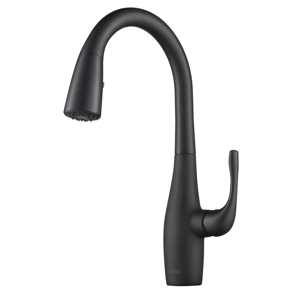 Esina Single-Handle Pull-Down Sprayer Kitchen Faucet with Dual Function Sprayhead in All-Brite Spot Free Stainless Steel - Super Arbor
