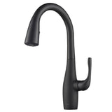 Esina Single-Handle Pull-Down Sprayer Kitchen Faucet with Dual Function Sprayhead in All-Brite Spot Free Stainless Steel - Super Arbor