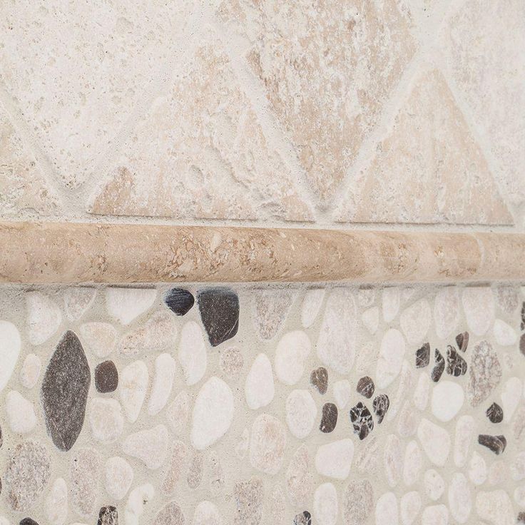 Jeffrey Court River Rock Medley 11 in. x 11 in. x 10 mm Travertine Mosaic Floor/Wall Tile