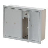 Aluminum Recessed-Mounted USPS Access Vertical Mailbox with 4 Door - Super Arbor