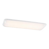 Kolmar 2 ft. 2000 Lumens Integrated LED White Flush Mount Wraparound - Super Arbor