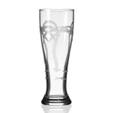Palm Tree 16 oz. Clear Beer Pilsner (Set of 4)