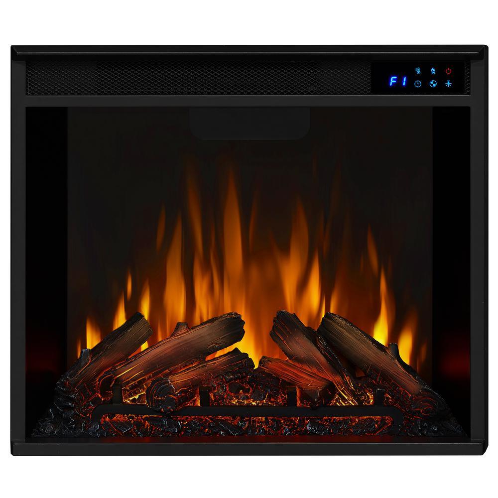 Thayer 54 in. Electric Fireplace in Gray - Super Arbor