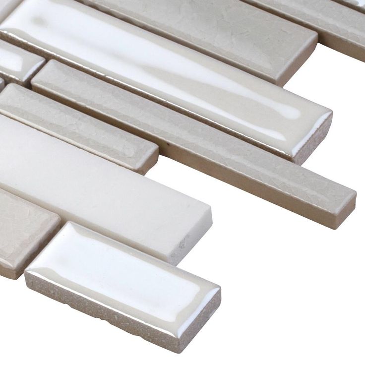 MSI Everest Interlocking 12 in. x 12 in. x 8 mm Textured Porcelain and Stone Mesh-Mounted Mosaic Tile (1 sq. ft.)