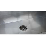 Dual Mount Stainless Steel 33 in. 4-Hole Single Bowl Kitchen Sink in Satin