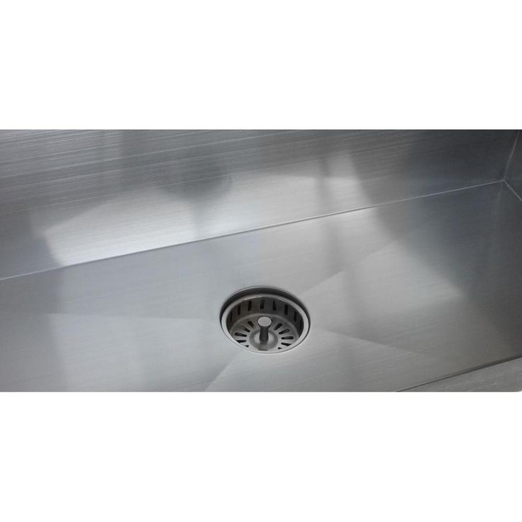 Dual Mount Stainless Steel 33 in. 4-Hole Single Bowl Kitchen Sink in Satin Finish