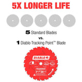 7-1/4 in. x 24-Teeth Tracking Point Framing Saw Blade - Super Arbor
