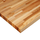 Sparrow Peak Ash 10-ft Unfinished Natural Straight Butcher Block Ash Kitchen Countertop